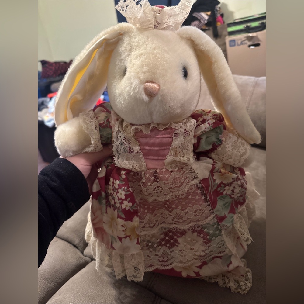 Precious Memories Collectible Classic Bunny Easter 15in Kmart Main Joy